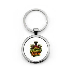 The House Of Reggae Guam Stainless Steel Keychain